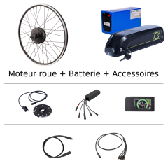 Kit moteur Tandem AR 48V 1000W avec batterie