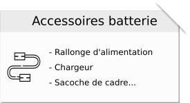 Accessoires batterie