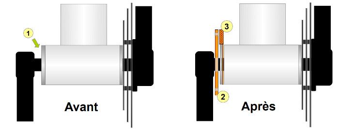 Exemple d'installation du pack pedelec n°02 installation d'un détecteur de pédalage sur un vélo électrique