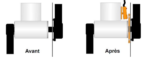 Installation du cas de figure n°05 détecteur de pédalage pour vélo électrique