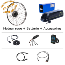 Kit moteur Balade 36V 250W avec batterie