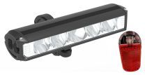 Éclairage Rectangle LED + Feu arrière LED sous la selle