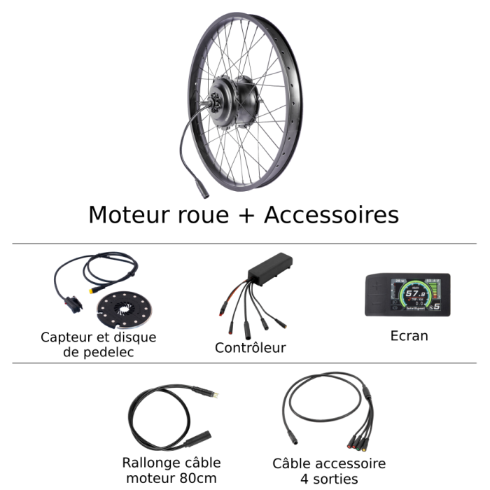 Améliorez votre expérience de conduite avec roue moteur 36V 350W pour