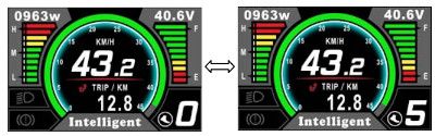 écran LCD pour moteur pédalier vélo BBS Bafang