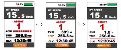 Ecran LCD BBS Bafang 850c