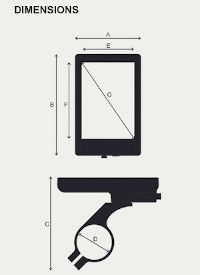 Ecran LCD 850C apparence