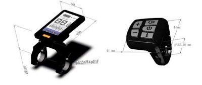 Ecran LCD pour moteur vélo BBS Bafang