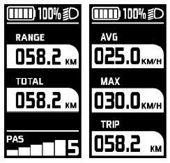 Infos écran LCD Infos écran LCD kit vélo électrique