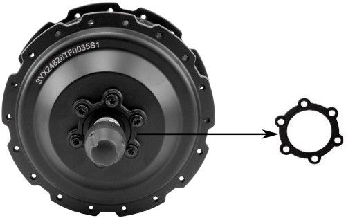 Installation d'un moteur roue de vélo