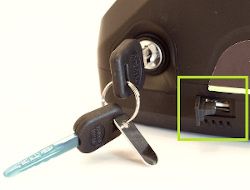Prise USB pour batterie de vélo électrique