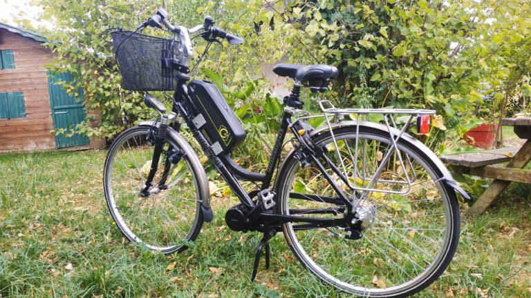 Mon velo hollandais a moyeu Rohloff