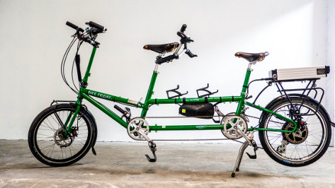 kit vélo électrique offroad tandem équipé d'un kit électrique pour vélo